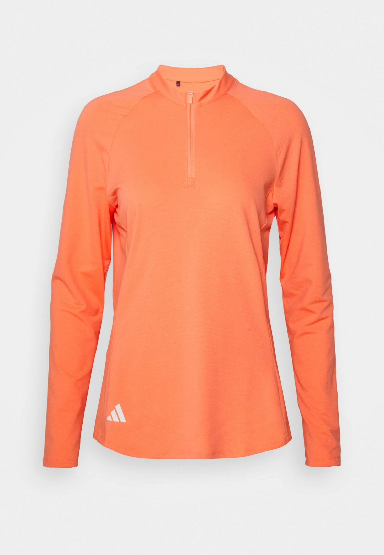Adidas Golf Womens Long Sleeve Solid Quarter Zip Golf Mock - Longsleeve - Coral Fusion 7 Adidas Golf Womens Long Sleeve Solid Quarter Zip Golf Mock - Longsleeve - Coral Fusion - Afbeelding 5