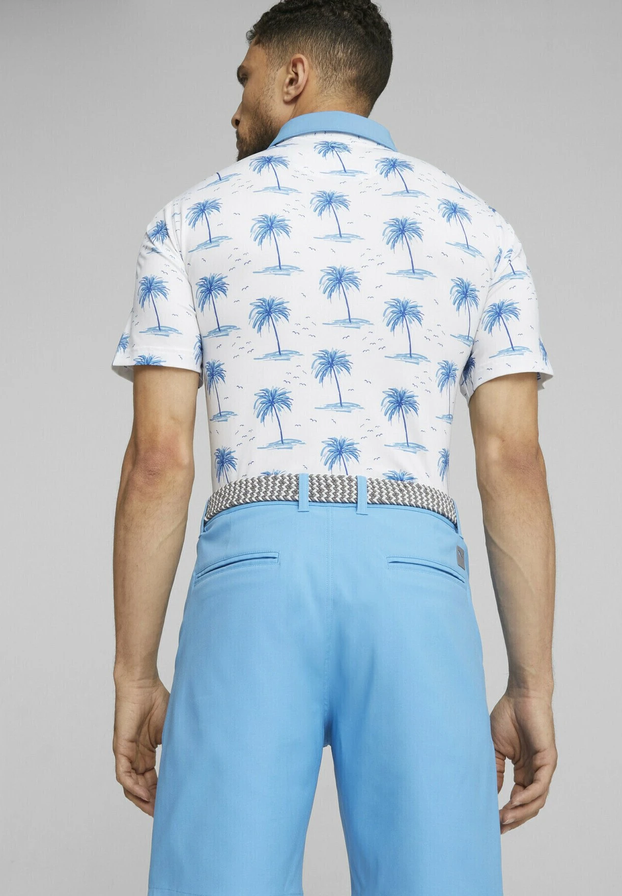 Puma Mattr Mirage Golf - Poloshirt - White Glow Regal Blue 5 Puma Mattr Mirage Golf - Poloshirt - White Glow Regal Blue - Afbeelding 3