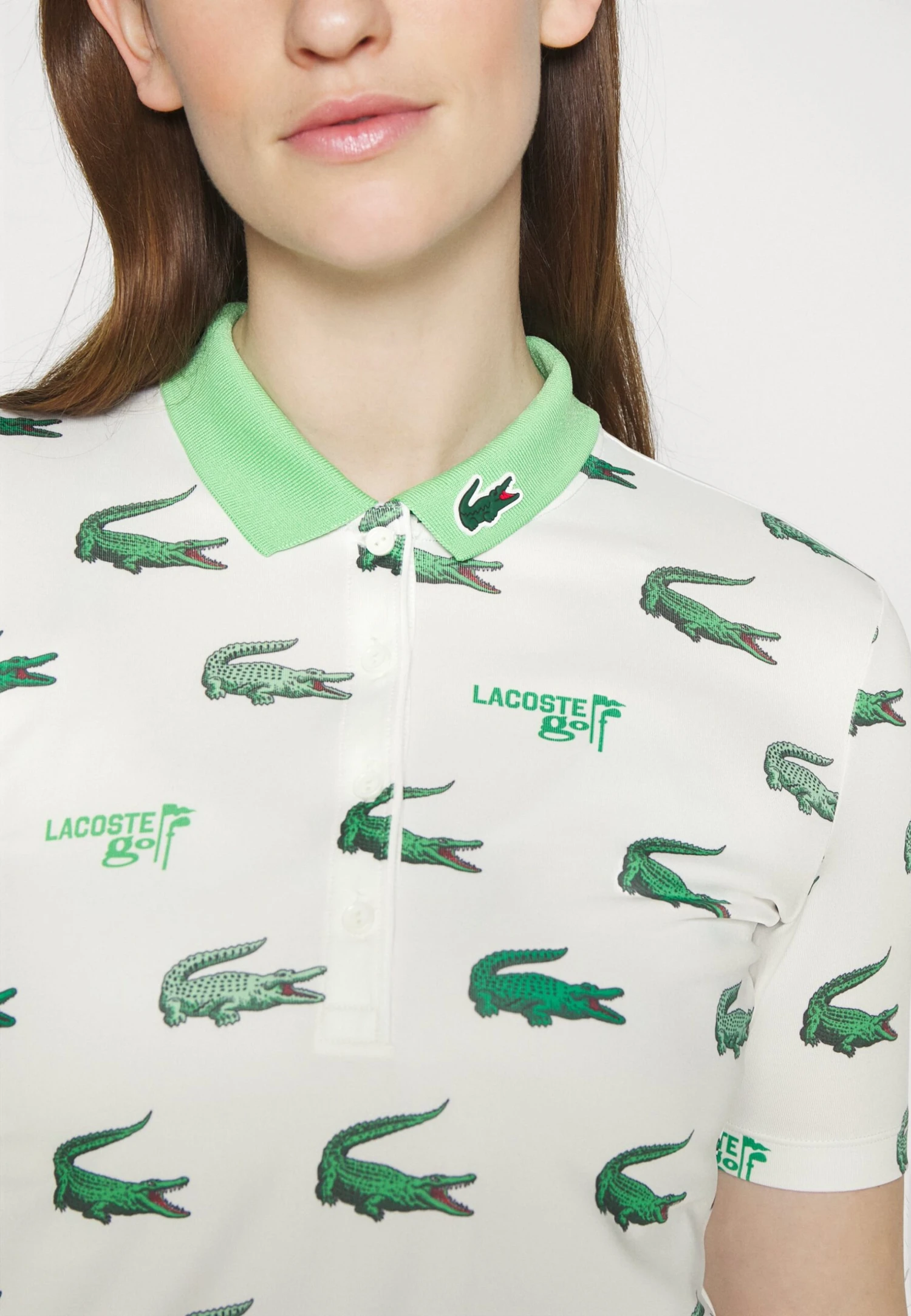 Lacoste Sport Golf Print - Poloshirt - Flour/Liamone 8 Lacoste Sport Golf Print - Poloshirt - Flour/Liamone - Afbeelding 6