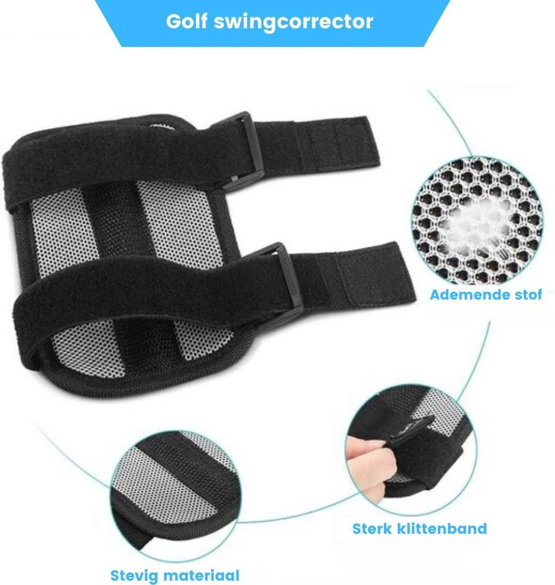 Swingz® - Golf Swing Trainer - Golf Accessoires - Golfen - Zwart 10 Swingz® - Golf Swing Trainer - Golf Accessoires - Golfen - Zwart - Afbeelding 8