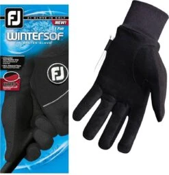 FootJoy WinterSof Heren Winter Handschoenen, Paar, Zwart L