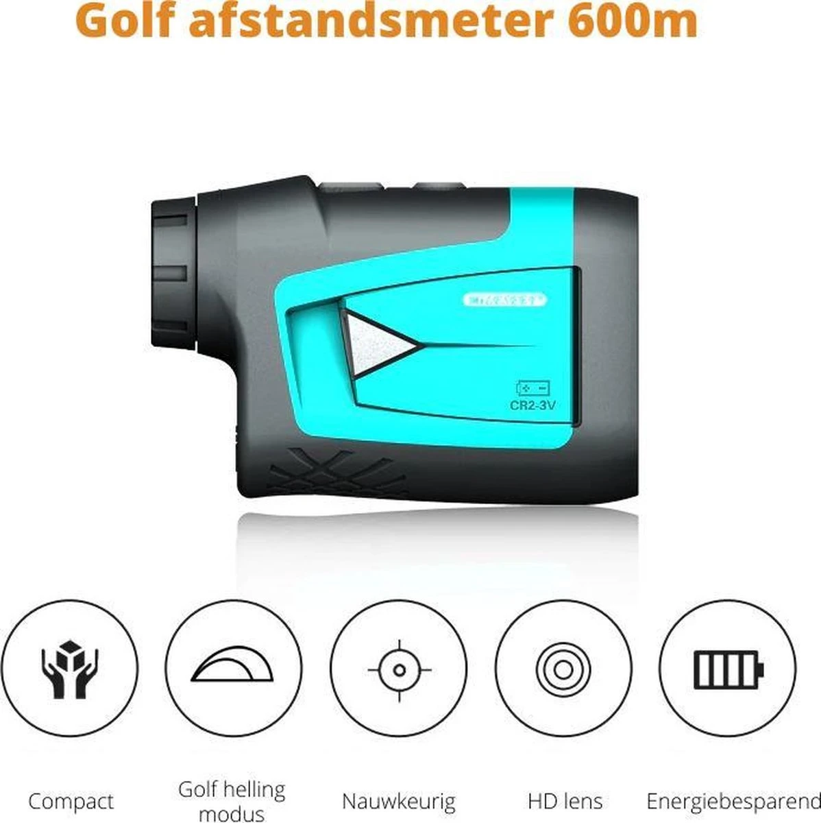 Autura Golf Afstandsmeter - Golf Accessoires - Rangefinder - Inclusief Hoes - 600m 7 Autura Golf Afstandsmeter - Golf Accessoires - Rangefinder - Inclusief Hoes - 600m - Afbeelding 5