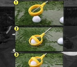 Firsttee Golfbalhengel - AUTOMATISCHE VERGRENDELING - RVS - Uitschuifbare Golfhengel 2M - Ball Retriever - Golf Accessoires - Golftrainingsmateriaal - Sport - Training - Cadeau - Hengel - Golfballen - Trolley - Mat - Net - Bal - Trainingsmaterialen -Golfserie Winkel 1200x1036