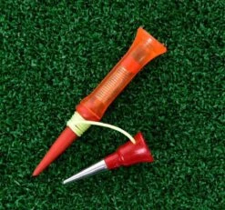 Onbreekbare Golf Tee - 360 Graden Rotatie Met Een Veer - 79MM - Polypropyleen-P - Golf Accessoire - Golfballen - Golftas - Golfen - Golfset - Kleurrijk En Vrolijk Design - Golfclub - Afslaan - Golf Tee - Golftee