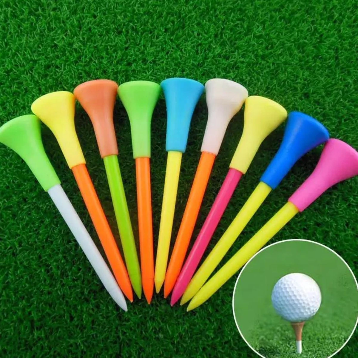 Jobber Golf Tees - Golf Accessoires - Sterke Tee - 83mm - 10 Stuks 5 Jobber Golf Tees - Golf Accessoires - Sterke Tee - 83mm - 10 Stuks - Afbeelding 3