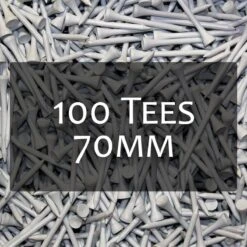 Golf Tees 70 Mm 100 Stuks Hout Wit