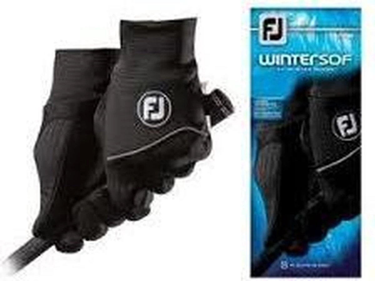 FootJoy WinterSof Heren Winter Handschoenen, Paar, Zwart L 4 FootJoy WinterSof Heren Winter Handschoenen, Paar, Zwart L - Afbeelding 2