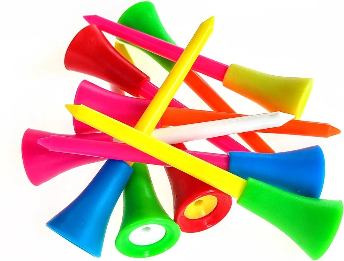 Jobber Golf Tees - Golf Accessoires - Sterke Tee - 83mm - 10 Stuks 4 Jobber Golf Tees - Golf Accessoires - Sterke Tee - 83mm - 10 Stuks - Afbeelding 2
