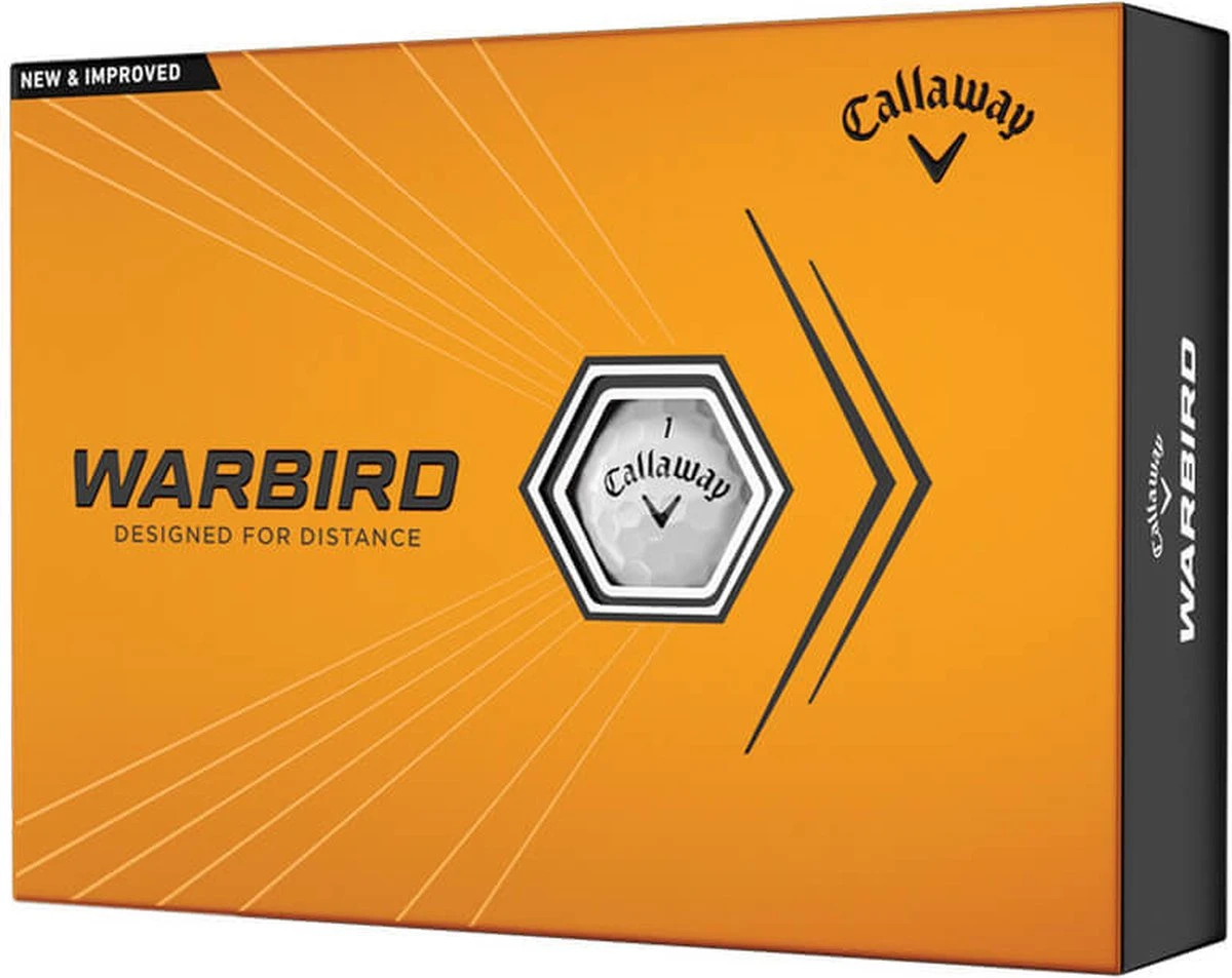 Callaway Warbird 2023 Golfballen - Wit - 12 Stuks 3 Callaway Warbird 2023 Golfballen - Wit - 12 Stuks
