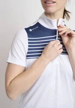 Zip Golf - Poloshirt - Weiß -Golfserie Winkel 134401eaac4248a1847123f739ed144a