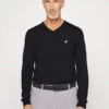 Lyle & Scott Golf V Neck - Trui - Jet Black
