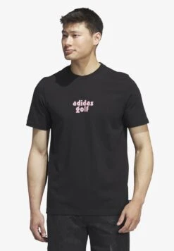 Adidas Golf Golf Gfx - T-Shirt Print - Black