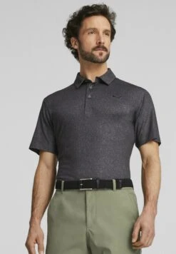 Puma Cloudspun Primary Golf- Poloshirt - Black