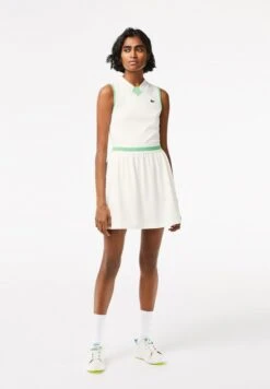 Lacoste Sport Golf Dress - Jurken - Blanc Vert