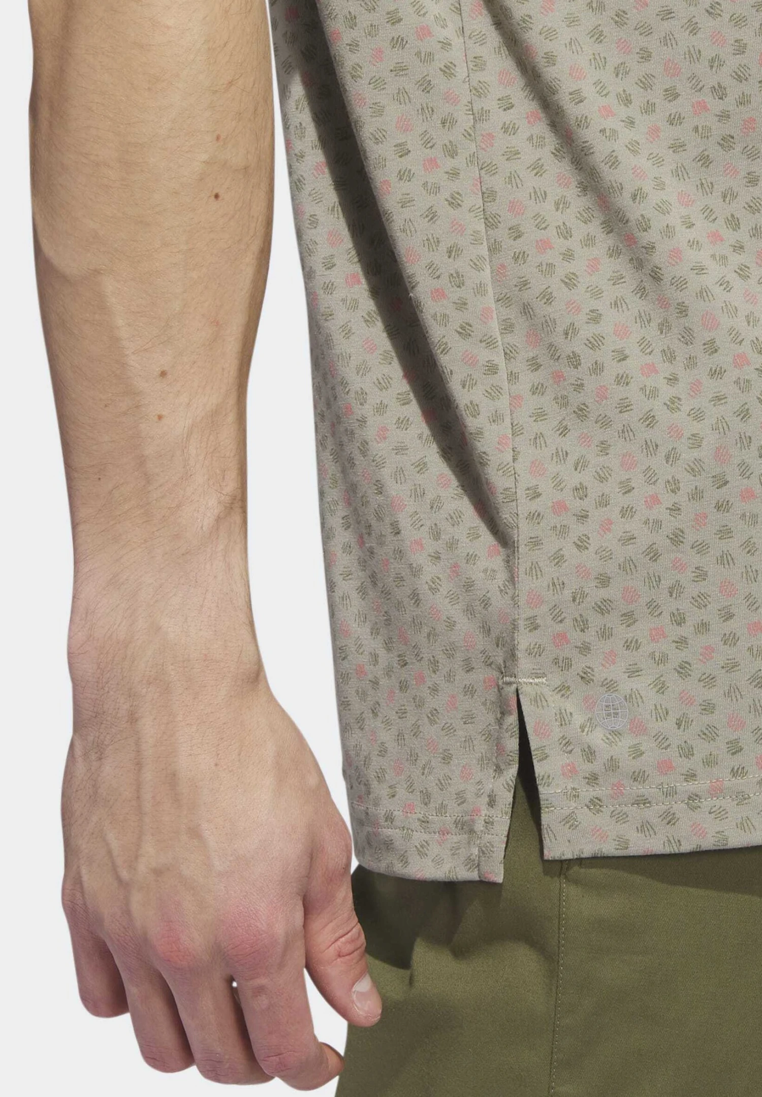 ADIDAS PERFORMANCE Go-To Print Golf - Poloshirt - Silver Pebble 6 ADIDAS PERFORMANCE Go-To Print Golf - Poloshirt - Silver Pebble - Afbeelding 4