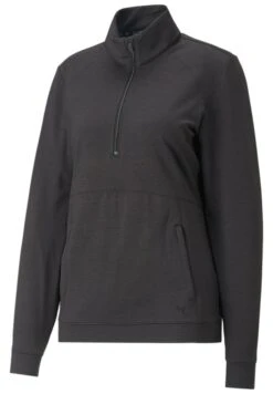 Puma Cloudspun Rockaway Golf Mit Halbem Reissverschluss - Sweater - Black -Golfserie Winkel 66e3ee4ab68641bd96de36588bade88b