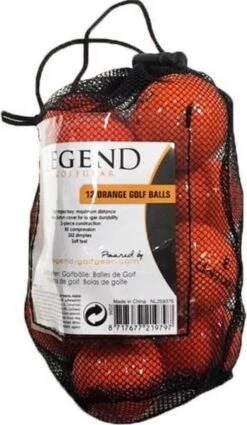 Legend Distance Golfballen Oranje - Dozijn / 12 Stuks