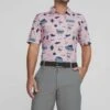PUMA Golf X Arnold Palmer Cloudspun Golf - Poloshirt - Pale PinkLake Blue 1 PUMA Golf X Arnold Palmer Cloudspun Golf - Poloshirt - Pale PinkLake Blue -Golfserie Winkel 6b0ee68fcc1b4f5fbf8f98d38733e917