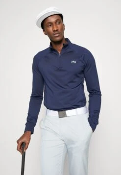 Lacoste Sport Golf Quarter Zip - Longsleeve - Bleu Marine -Golfserie Winkel 77c28c51687c42b09cdc92cb32e92f0d
