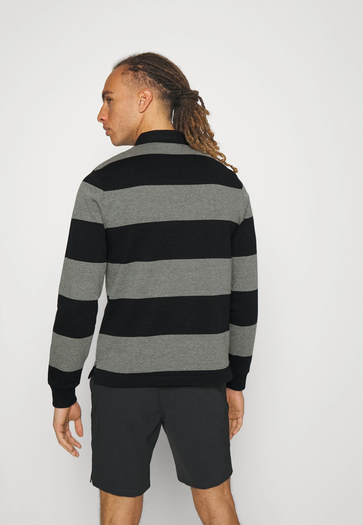 Lyle & Scott Golf Rugby - Longsleeve - Jet Black/Mid Grey 5 Lyle & Scott Golf Rugby - Longsleeve - Jet Black/Mid Grey - Afbeelding 3