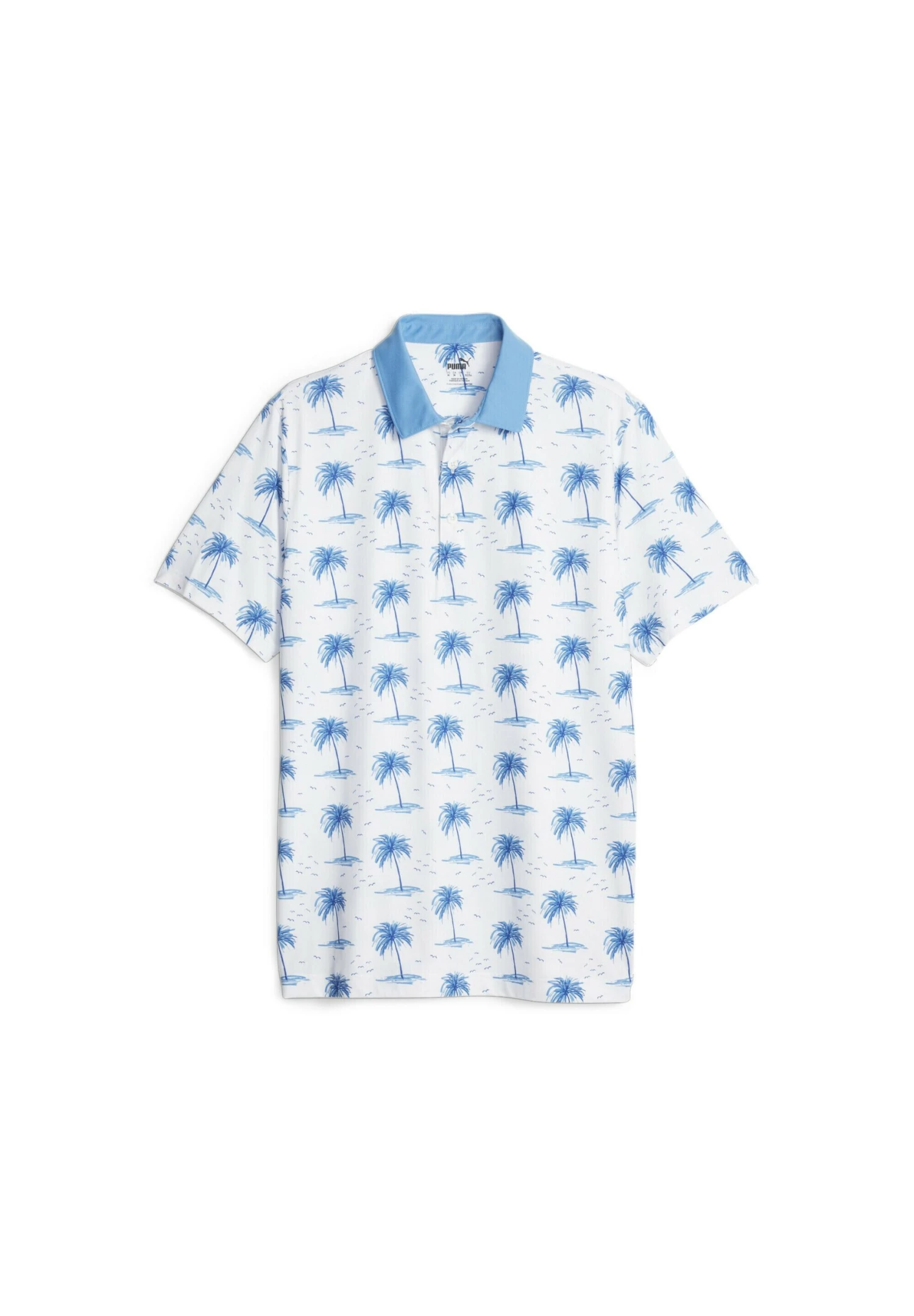 Puma Mattr Mirage Golf - Poloshirt - White Glow Regal Blue 7 Puma Mattr Mirage Golf - Poloshirt - White Glow Regal Blue - Afbeelding 5