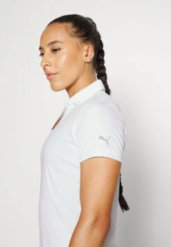 PUMA Golf Icon Golf - Poloshirt - Bright White -Golfserie Winkel 88537f5122eb46b0b42359d6c5f169bc