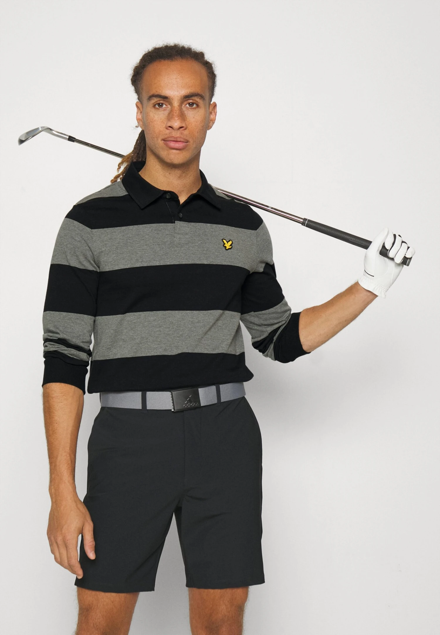 Lyle & Scott Golf Rugby - Longsleeve - Jet Black/Mid Grey 6 Lyle & Scott Golf Rugby - Longsleeve - Jet Black/Mid Grey - Afbeelding 4