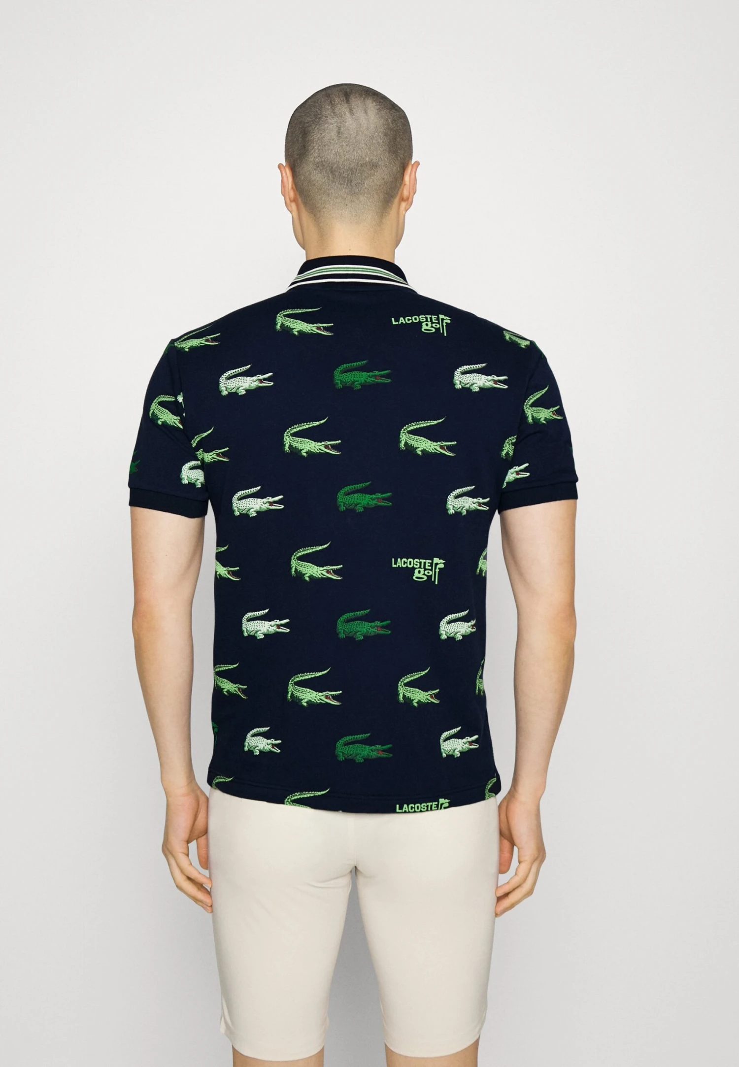Lacoste Sport Golf All Over Print - Poloshirt - Navy Blue/Flour/Tarragon 5 Lacoste Sport Golf All Over Print - Poloshirt - Navy Blue/Flour/Tarragon - Afbeelding 3