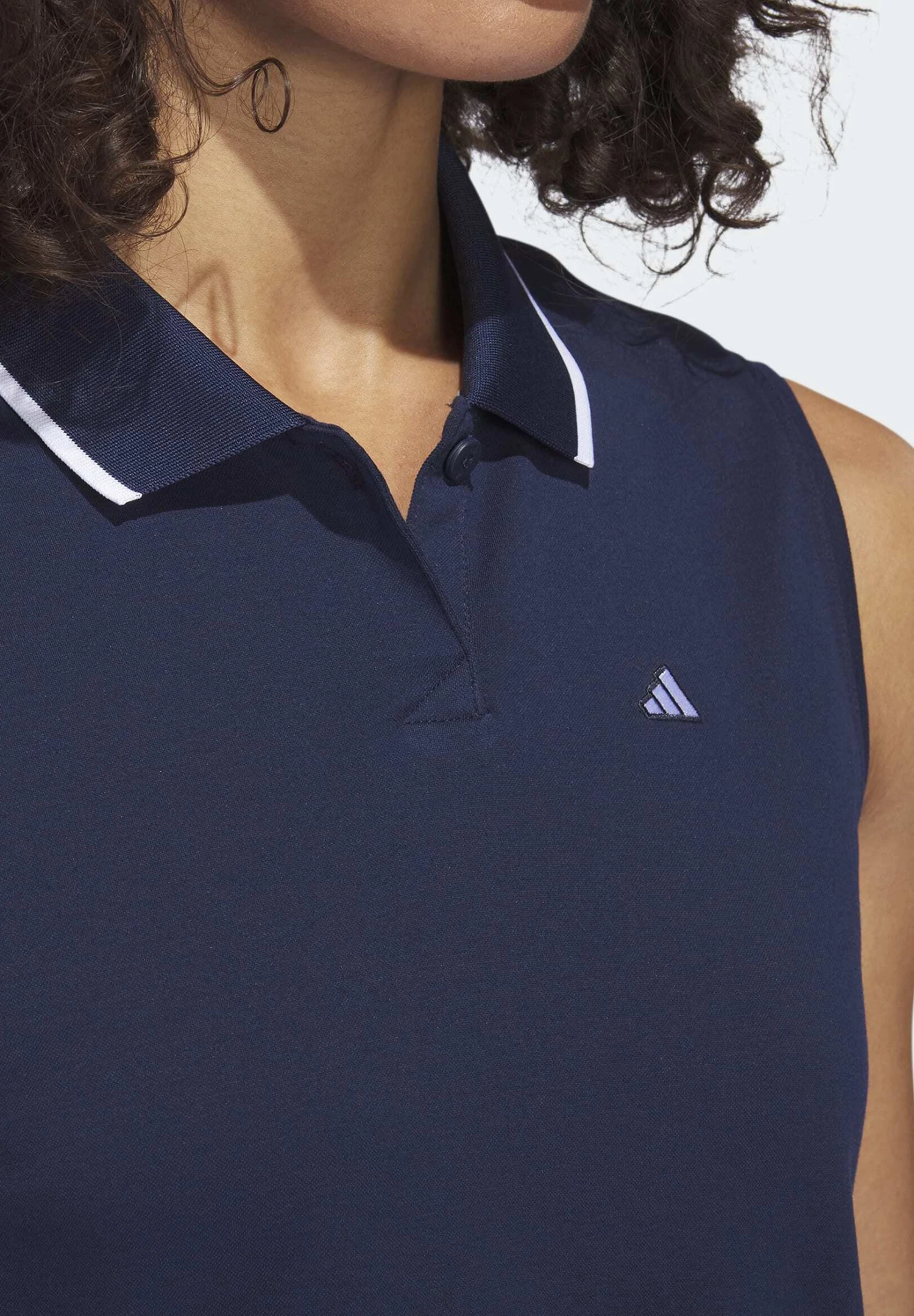 ADIDAS PERFORMANCE Go To Sleeveless Golf - Poloshirt - Collegiate Navy 5 ADIDAS PERFORMANCE Go To Sleeveless Golf - Poloshirt - Collegiate Navy - Afbeelding 3
