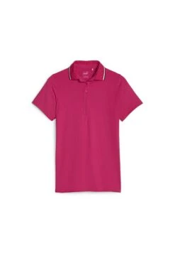 Puma Cloudspun Tipped Golf - Poloshirt - Black Strawberry Burst