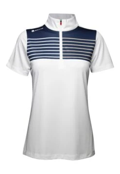 Zip Golf - Poloshirt - Weiß -Golfserie Winkel a5c0e99a30e14d569c2f8e23af53bc6a