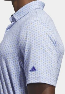 ADIDAS PERFORMANCE Go-To Print Golf - Poloshirt - Blue Dawn -Golfserie Winkel b1e50c3ecad04a7f9abb2c0d2179e121