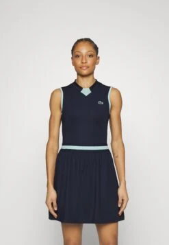 Lacoste Sport Golf Dress - Jurken - Bleu Marine Vert Clair
