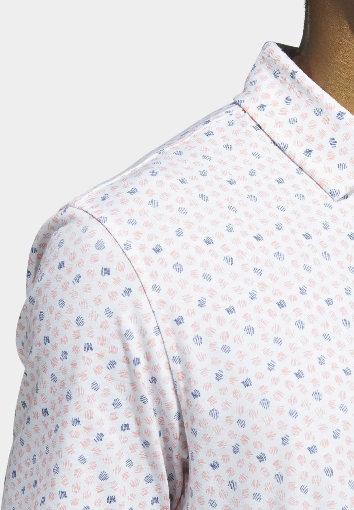 ADIDAS PERFORMANCE Go-To Print Golf - Poloshirt - Coral Fusion 5 ADIDAS PERFORMANCE Go-To Print Golf - Poloshirt - Coral Fusion - Afbeelding 3