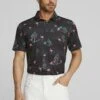 Puma Palm Tree Crew Bedrucktes Golf - Poloshirt - Black Charming Pink 2 Puma Palm Tree Crew Bedrucktes Golf - Poloshirt - Black Charming Pink -Golfserie Winkel baf2695043b34e9a86e36de8d6b88eb9