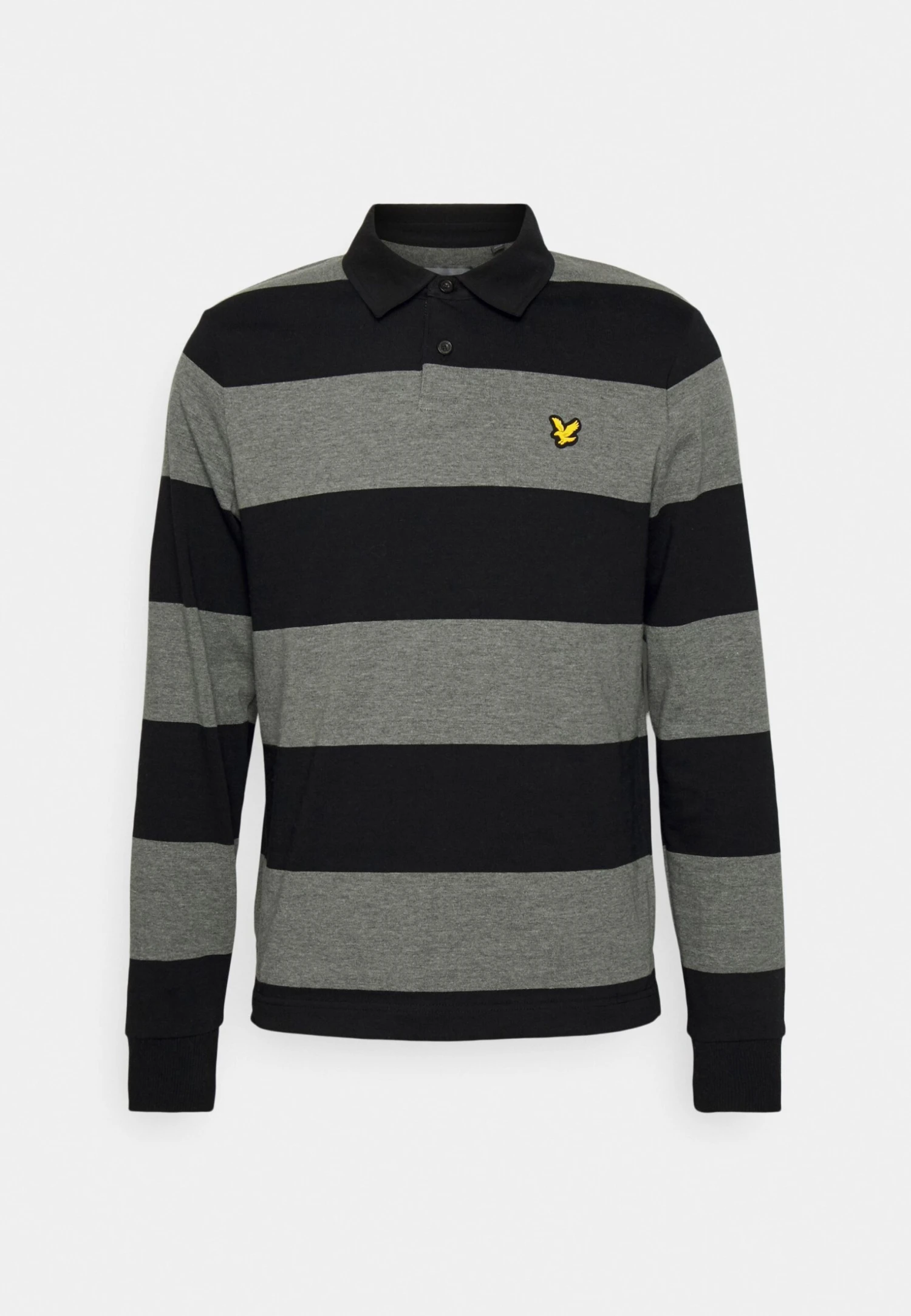 Lyle & Scott Golf Rugby - Longsleeve - Jet Black/Mid Grey 7 Lyle & Scott Golf Rugby - Longsleeve - Jet Black/Mid Grey - Afbeelding 5