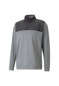 Puma Cloudspun Block Quarter-Zip Golf - Sweater - Black -Golfserie Winkel d4157a576bc845cd9f387f45fb7ef5fc