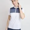 Zip Golf - Poloshirt - Weiß -Golfserie Winkel d697f5ea0ce54596b5e7f9e179da986e