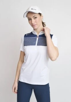 Zip Golf - Poloshirt - Weiß