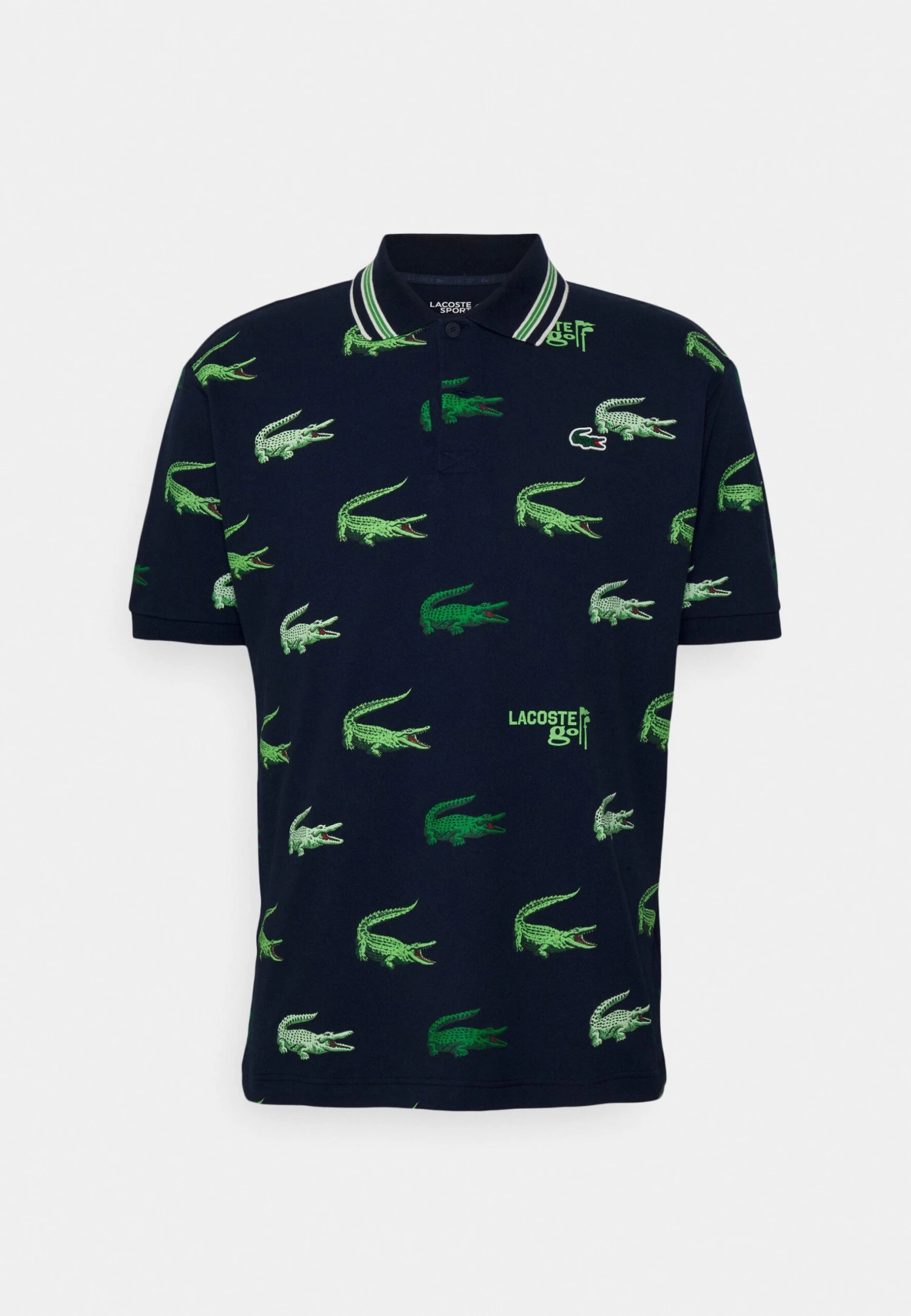 Lacoste Sport Golf All Over Print - Poloshirt - Navy Blue/Flour/Tarragon 7 Lacoste Sport Golf All Over Print - Poloshirt - Navy Blue/Flour/Tarragon - Afbeelding 5