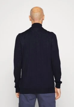 Lyle & Scott Golf Core Zip Mix - Trui - Dark Navy -Golfserie Winkel e84eb2eb1d7a4ef88f6b6a82856506d5