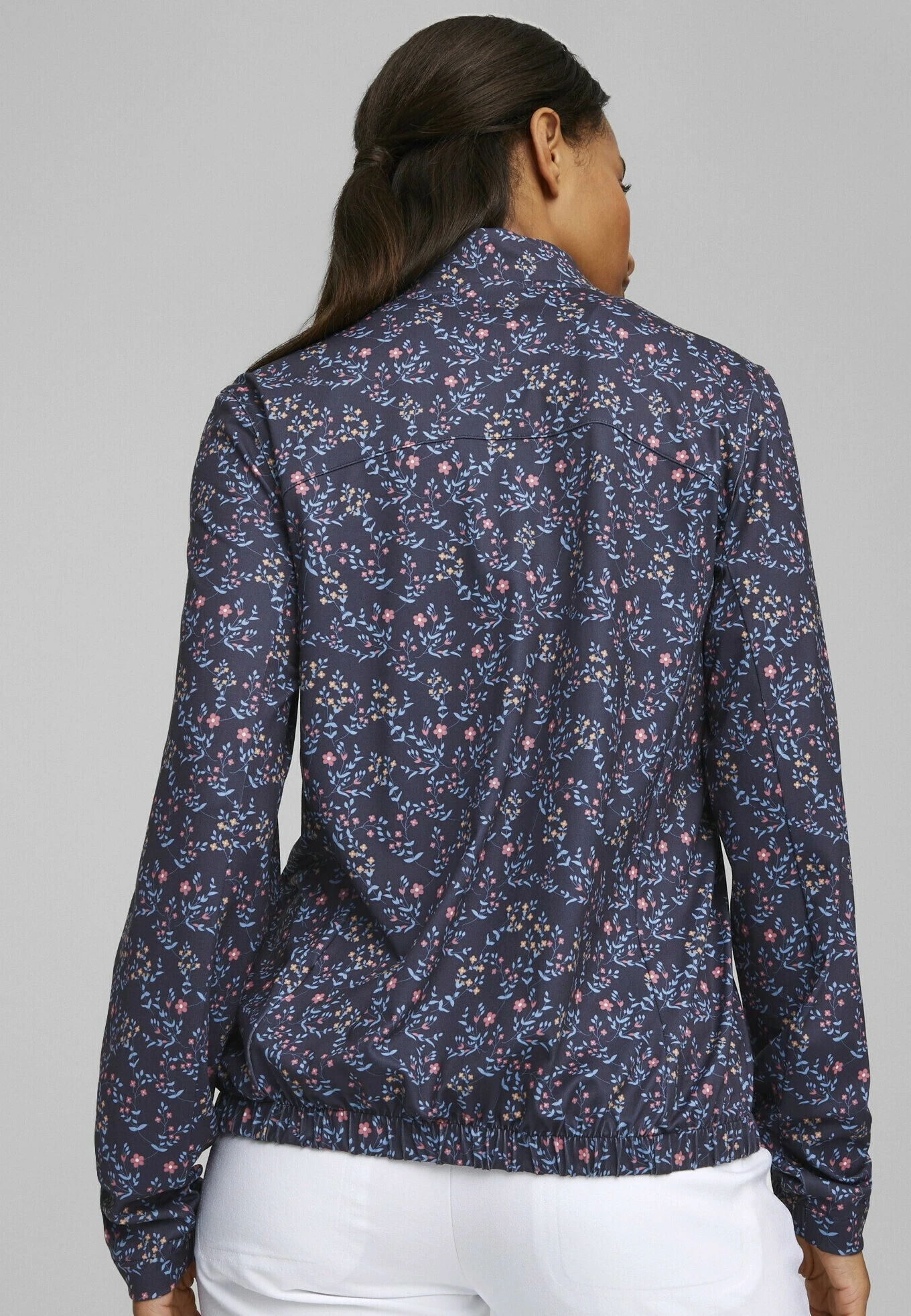 Puma Floral Cloudspun Quarter-Zip Golf - Longsleeve - Navy Blazer Loveable 5 Puma Floral Cloudspun Quarter-Zip Golf - Longsleeve - Navy Blazer Loveable - Afbeelding 3