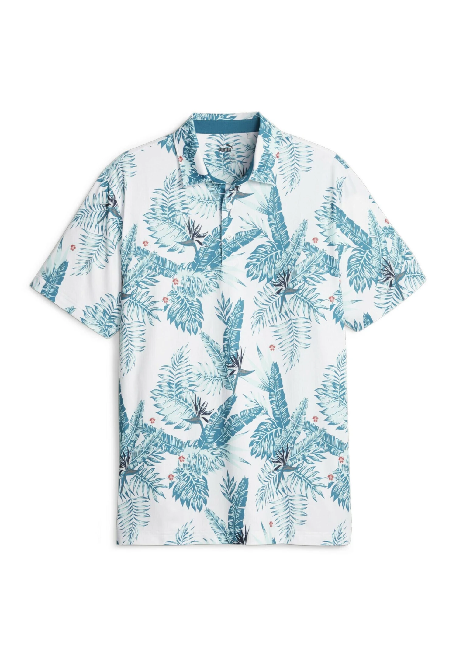 Puma Cloudspun Aloha Golf - Poloshirt - White Glow Pacific Green 7 Puma Cloudspun Aloha Golf - Poloshirt - White Glow Pacific Green - Afbeelding 5