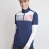 Zip Golf - Poloshirt - Navy -Golfserie Winkel f475b43d27e2450e9979a0ec2520a2b2