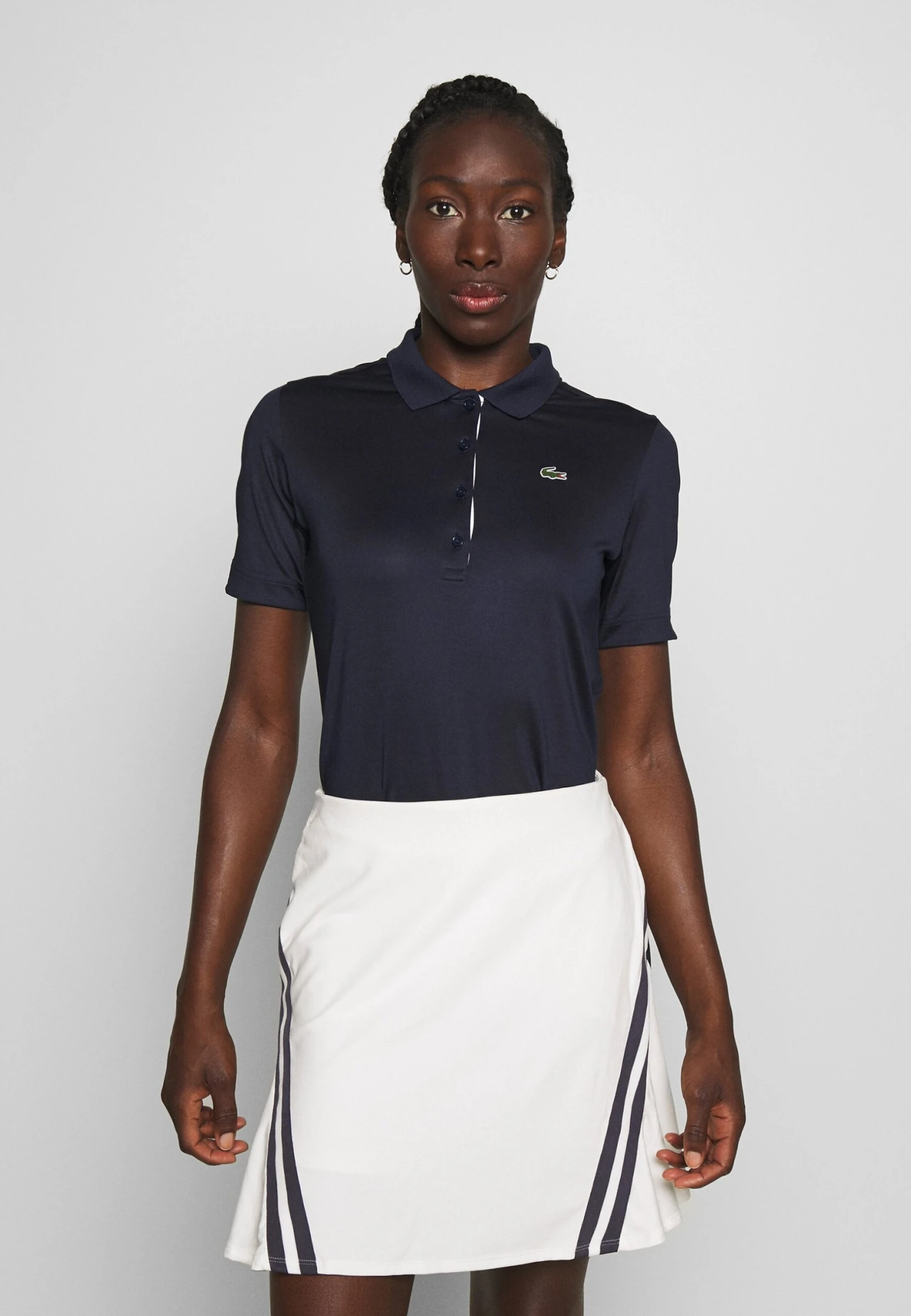 Lacoste Sport Golf Basic- Sport T-Shirt - Navy Blue/White 3 Lacoste Sport Golf Basic- Sport T-Shirt - Navy Blue/White