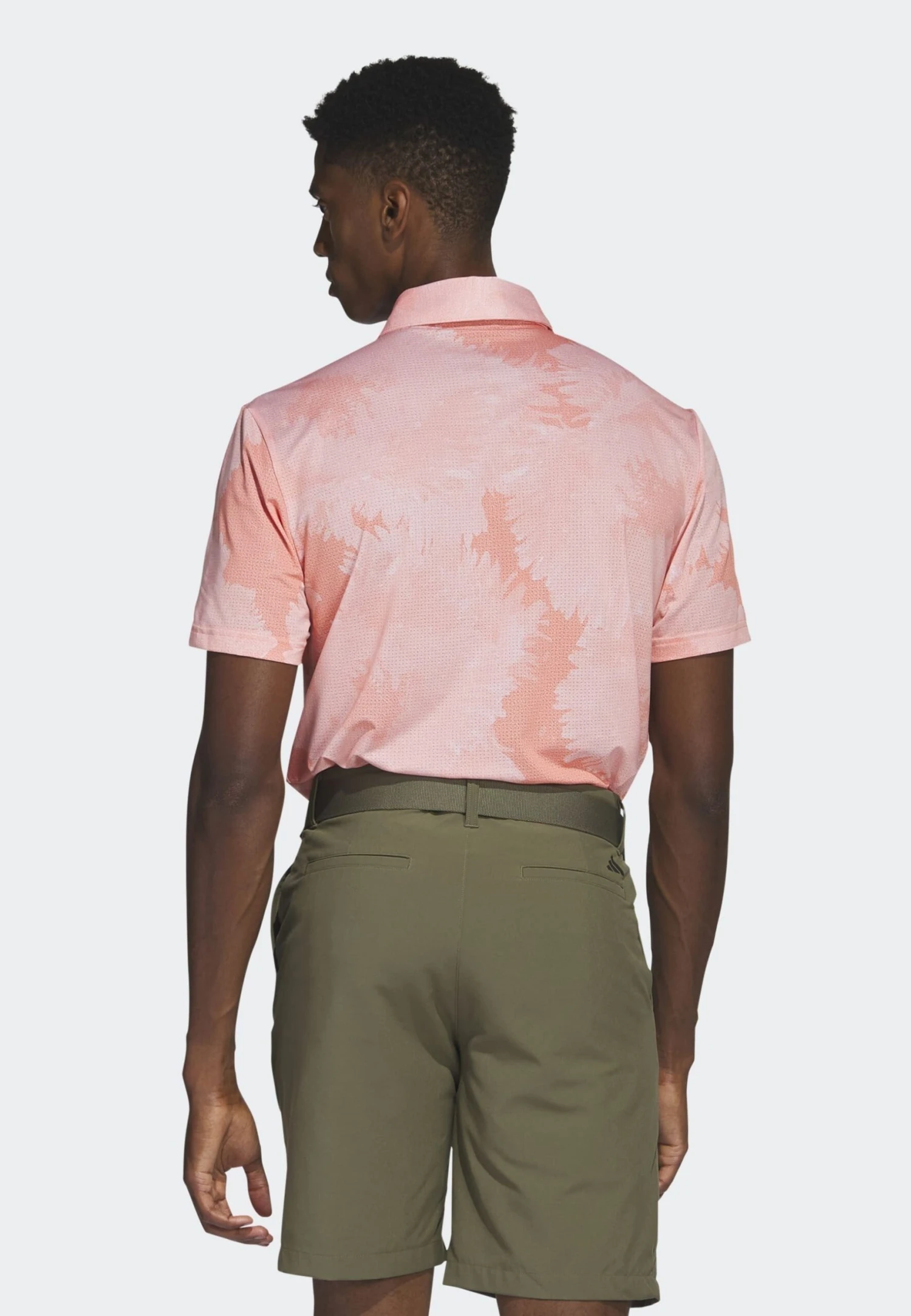 ADIDAS PERFORMANCE Flower Golf - Poloshirt - Coral Fusion White 4 ADIDAS PERFORMANCE Flower Golf - Poloshirt - Coral Fusion White - Afbeelding 2