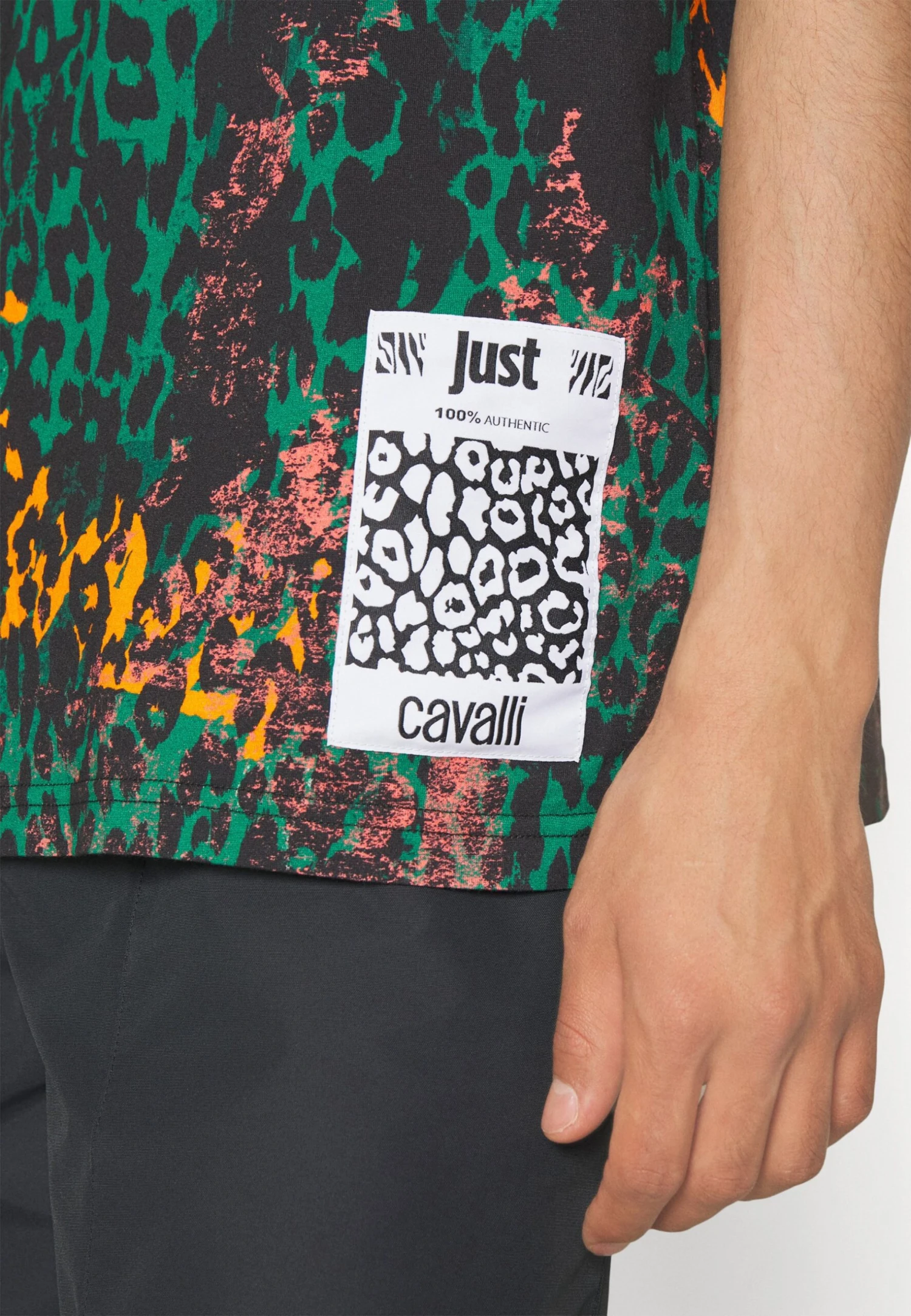 JUST CAVALLI Magliette - T-Shirt Print - Golf Green 9 JUST CAVALLI Magliette - T-Shirt Print - Golf Green - Afbeelding 7